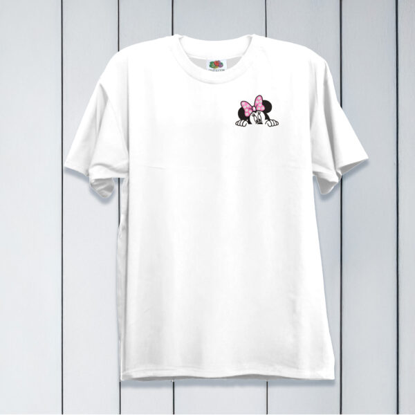 Camiseta bordada con un ratoncito - Imagen 4