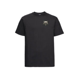 camiseta negra lobo