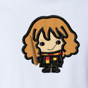 Camiseta bordada de Harry Poter (Hermiona)